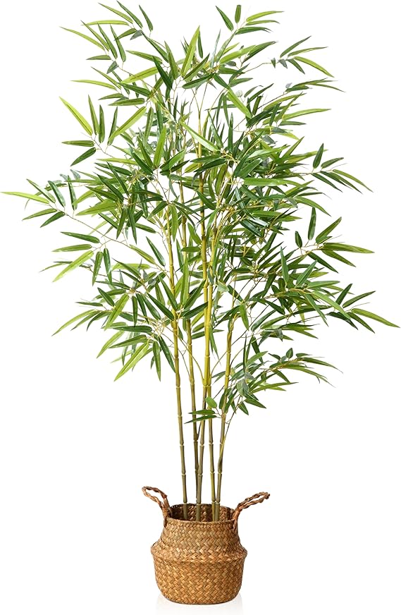 Künstliche Bambuspflanze – 140 cm hoch, im Topf (1 Stück)