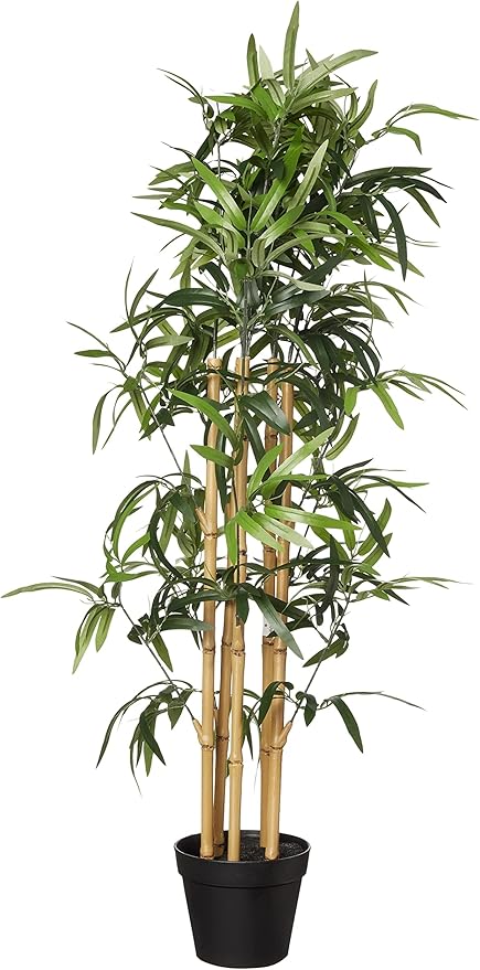 Künstliche Bambuspflanze mit Blumentopf, 100 cm, Grün