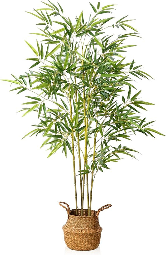Künstliche Bambuspflanze – 140 cm hoch, im Topf (1 Stück)